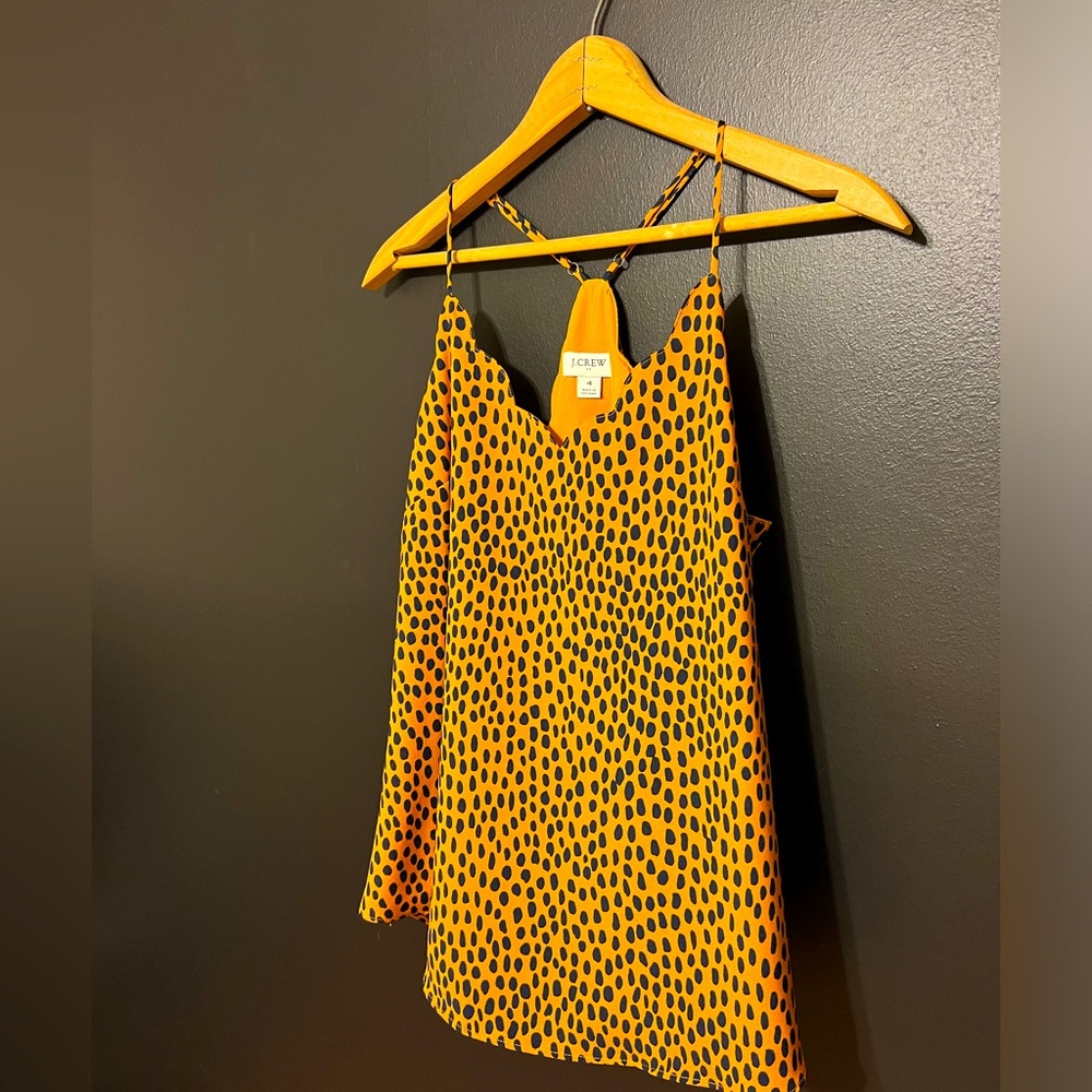 J. Crew Scalloped Neck Racerback Cami